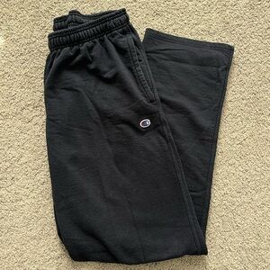 dark navy blue champion sweatpants